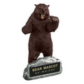 Standing Bear School Mascot Sculpture w/Engraving Plate